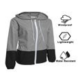 thumbnail image 4 of Qiylii Veste de Pluie Pliable pour Femmes Coupe-Vent à Capuche, 4 of 8