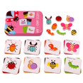 thumbnail image 1 of MesaSe PENGXAING Childrens Toy Animal Fruit Vegetable Cards Memory Matching Jigsaw Puzzles Children Kids Toy, 1 of 6