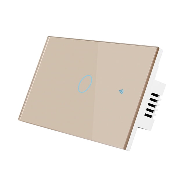 Wi-Fi Smart Switch Light Switch Voice Control, Remote Control, RF433, Touch Control Compatible with Alexa Google Home Schedule, Timer, Countdown No Neutral & Hub Required