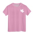 thumbnail image 4 of GDREDA Canada T-Shirts Imprimé Drapeau Filles T-Shirt à Manches Courtes Été Col Rond T-Shirt Coupe Décontractée T-Shirts Basiques, 4 of 4
