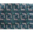 thumbnail image 4 of oneOone Georgette Viscose Fabric Square & Floral Block Decor Fabric Printed BTY 42 Inch Wide, 4 of 4
