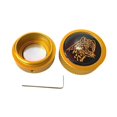 thumbnail image 4 of Lipstore Pool Chalk Holder Aluminum Billiard Chalk Storage Metal Box, Pool Chalk Case Gold, 4 of 8