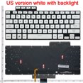 thumbnail image 1 of Clavier Anglais US pour ASUS ROG Zephyrus ROG Huan 16 G16 GA503 GA503Q GA503QR GA503QS Huan 15 G15 GU603 GU603H avec Rétroéclairage US Blanc, 1 of 6