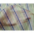thumbnail image 4 of oneOone Silk Tabby Fabric Stripe & Diamond Block Print Fabric By The Yard 42 Inch Wide, 4 of 4