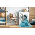 thumbnail image 2 of Ahgly Tapis Rectangulaire Lavable en Machine Intérieur Transitionnel Turquoise Foncé Vert, 5 Pieds x 8 Pieds, 2 of 7