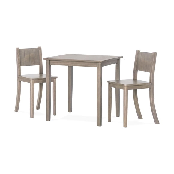 Forever Eclectic Cafe Kids Wood Table and Chair Set (2 Chairs Included)