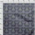 thumbnail image 2 of oneOone Silk Tabby Fabric Floral & Paisley Block Printed Craft Fabric BTY 42 Inch Wide, 2 of 4