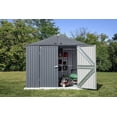 thumbnail image 1 of Arrow Elite Steel Storage Shed, 10x8, Anthracite, 1 of 8