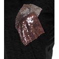 thumbnail image 4 of Moomaya T-shirt à Col Rond pour Femmes à Manches Courtes avec Poche Appliquée à Paillettes - 4Y, 4 of 6