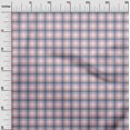 thumbnail image 3 of oneOone Georgette Viscose Light Pink Fabric Check Sewing Craft Projects Fabric Prints By Yard 42 Inch Wide, 3 of 4