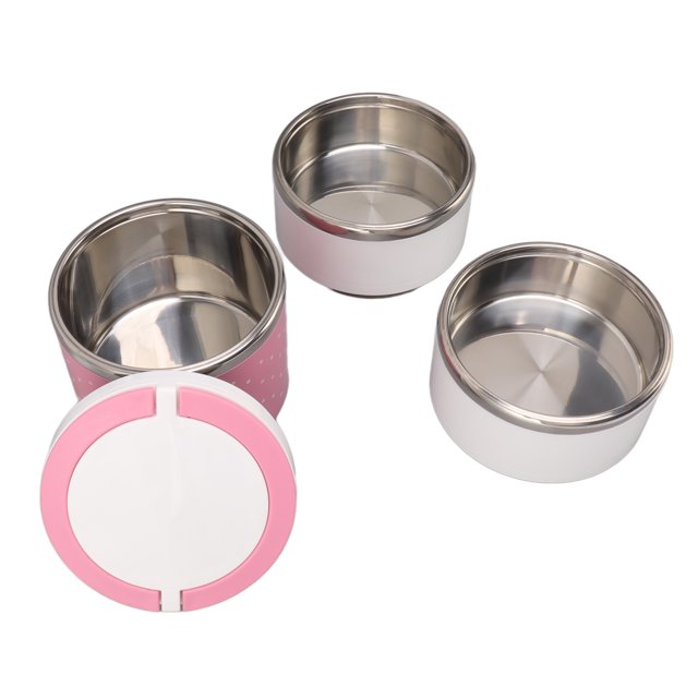 Bocal Alimentaire Isolé sous Vide Simple Moderne pour Aliments Chauds Triple Couche Réutilisable en Acier Inoxydable Étanche pour Stockage de Déjeuner Bol à Soupe Collecte de Flocons d'Avoine