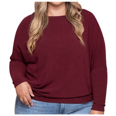 Women's Pullover Sweaters Long Sleeve Print Knitted Crew Neck Sweater Tops for Stylish Women