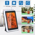thumbnail image 3 of Indoor Outdoor Wireless Thermometer Digital Room Temperature Monitor Up to 328ft Away with Time Alarm, 3 of 7