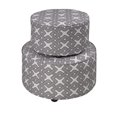 thumbnail image 1 of K LIVING 608201-BR Tegan Ensemble de 2 ottomans, 1 of 1