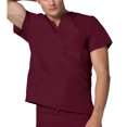 thumbnail image 2 of Adar Universal Unisex V-Neck Tunic 3 Pocket Scrub Top (Available in 39 Colors), 2 of 7
