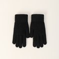 thumbnail image 2 of Knitted Gloves Winter with Fleece Thread Outdoor Windproof and Cold Warm Gloves, 2 of 3