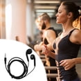 thumbnail image 5 of Wired Earbuds with Microphone,Electronics Earbuds Wired with Microphone Noise Isolating In-Ear Headphones Powerful Heavy High Definition Earphones Compatible Most 3.5Mm, 5 of 5