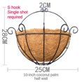 thumbnail image 2 of Pot de Fleurs Fait Main Support Balcon Décoration Ornement Suspendu, 2 of 8