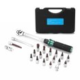 thumbnail image 1 of Labymos 2-24N.m 1/4 Inch Drive 21 PCS Preset Torque Wrench Bits Set Quick Release Mini, 1 of 8