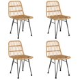 thumbnail image 2 of vidaXL 5 Piece Garden Dining Set Poly Rattan, 2 of 5