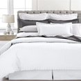 thumbnail image 1 of Ultra Soft 1800 Series 3 PC Striped Duvet Set (Full/Queen, White), 1 of 1