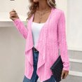 thumbnail image 4 of Yuyuzo Sweater Cardigans for Women Long Sleeve Open Front Outwear Loose Lightweight Comfy Knitted Cardigans, 4 of 6
