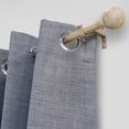 thumbnail image 3 of Mainstays 3/4” Mid-tone Faux Wood Ball Adjustable Curtain Rod, 30”-84”, 3 of 4