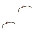 thumbnail image 1 of Maytalsory Metal Arch Frame Kiss Clasp Purse Bag DIY Bead Head Lock Red 24.5cm 2Set, 1 of 6