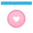 thumbnail image 4 of Unique Bargains Plastic Book Binding Discs Heart Binder Rings, Pink, 22 Pack, 4 of 6