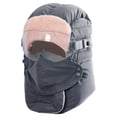 thumbnail image 1 of Winter Sports Windproof Thermal Hat with Integrated Goggles for Outdoor Riding Skiing Camping and Hiking Activities, 1 of 4