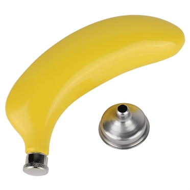 Bouteille de poche à alcool en acier inoxydable 5 oz Bouteille de poche à alcool en forme de fruit portable avec entonnoir pour bar à la maison