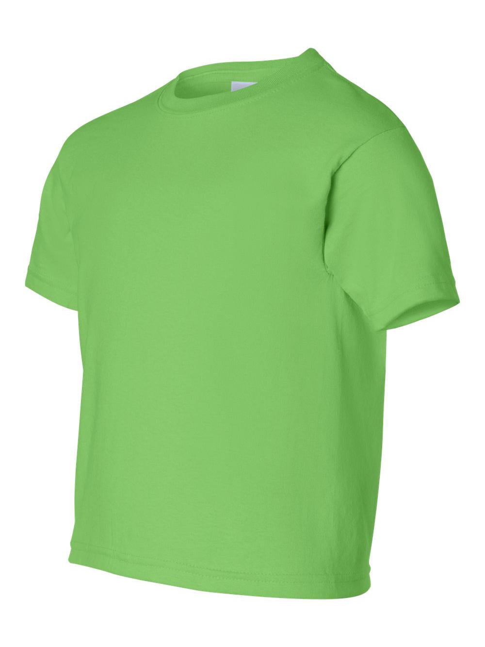 Gildan - Ultra Cotton Youth T-Shirt - 2000B - Lime - Size: M