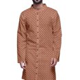 thumbnail image 2 of Atasi Party Wear Kurta Set For Men Mandarin Collar Ethnic Printed Kurta Pajama, 2 of 2