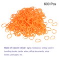 thumbnail image 3 of Unique Bargains Rubber Band, Rubber Elastic Band with Clips for Home Office Orange 600Pcs, 3 of 5