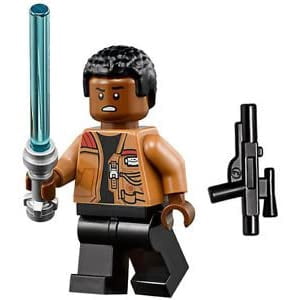 LEGO Star Wars Minifigure Finn avec Lightsaber et Blaster 75139