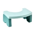 thumbnail image 1 of Detachable Toilet Stool with Non-Slip Base Splicable Potty Step Stool Sitting Posture Foot Stool Bathroom Toilet Potty Stool for Kids Adults Pregnant Woman, 1 of 8