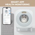 thumbnail image 4 of BeesClover elf-Cleaning Cat Litter Box,Automatic Kitty Litter Box 68L Extra Large Smart Robot Pet Toilet with WiFi App Control and Advanced Odor Elimination for Multiple Cats, 4 of 9