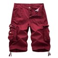 thumbnail image 3 of fartey Men Cargo Capri Pants 2025 Baggy Fit Summer Running Sports Hiking Outdoors Short Mult Pockets Button Zipper Drawstring Short, 3 of 3