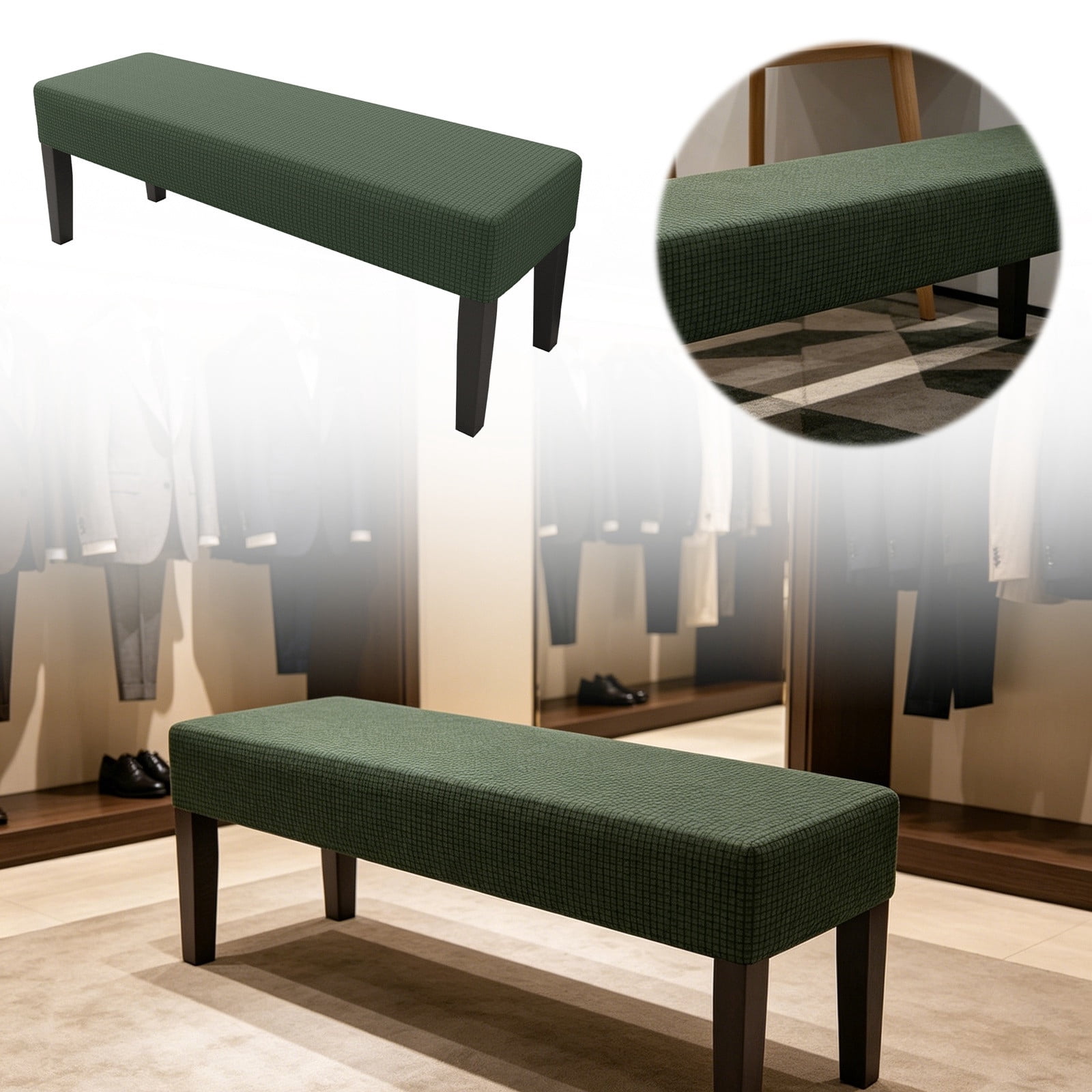 Furniture Long Benchtop - Protective Cover for Stool End Seat with ...