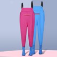 thumbnail image 2 of Cuissardes Imperméables pour Enfants, Cuissardes de Pêche pour Jeunes avec Bottes pour, 2 of 8