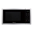 thumbnail image 1 of Magic Chef 0.9 Cu. ft. Countertop Microwave 900-Watt Digital Touch, Stainless, 1 of 3