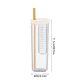 thumbnail image 3 of zanvins High Value Cup Folding Straw Tea Separator Water Bottle Portable Dropresistant Water Bottle, 3 of 6