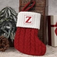 thumbnail image 1 of XZNGL Initial Alphabet Christmas Stockings 7Inch Letter Personalised Xmas Stocking Letter Personalised Xmas Stocking 26 Soft Stockings Decorations for Family Party, 1 of 2