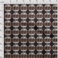 thumbnail image 4 of oneOone Cotton Cambric Light Brown Fabric Ocean Text With Texture Craft Projects Decor Fabric Printed By The Yard 42 Inch Wide, 4 of 4