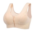 thumbnail image 3 of Bra And Panty Sets For Women Front Button Shaping Cup Shoulder Strap No Underwire Bra Plus Size Underwear Set, 3 of 7