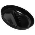 thumbnail image 3 of Black Plastic Ashtray for Indoor and Outdoor Use Sturdy Design Unique Slot Feature Great Gift 4.5 Inch, 3 of 9