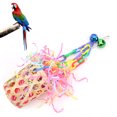 thumbnail image 1 of Foraging Cage for Parrots, Bright Colors Non- Foraging Hanging Basket Bird Chewing Toys Safe  for Bird, 1 of 8