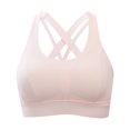 thumbnail image 1 of FhsagQ Bra Women Bras Costume Women's Color Block Wireless Sports Bra with Fixed Cups Back Design for Chest Support and Side Control Bras for Women Role Play Women Bras Stretchy L, 1 of 2