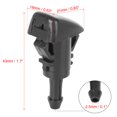 thumbnail image 2 of 2pcs 5160308AA Car Windshield Washer Nozzle Jet Spray for 2007-2012 Dodge Caliber, 2 of 7