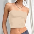 thumbnail image 3 of Timegard Womens Tube Tank Tops Sleeveless Strapless Crop Tops Basic Backless Top Going out Cute Summer Shirts, 3 of 5